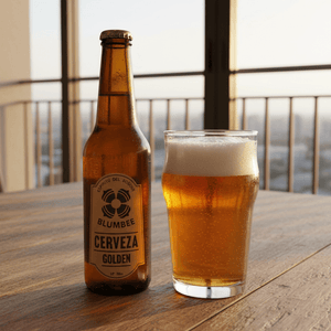 Cerveza Blumbee Golden Botella 330cc