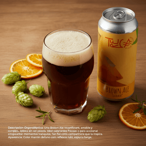 Cerveza Treca Brown Ale Lata 473cc