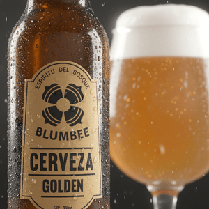 Cerveza Blumbee Golden Botella 330cc