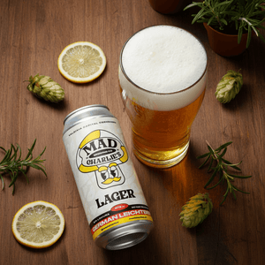 Cerveza Mad Charlies German Leichtbier Lata 473cc