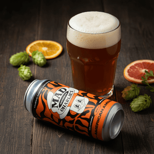 Cerveza Mad Charlies American Amber Ale Lata 473cc