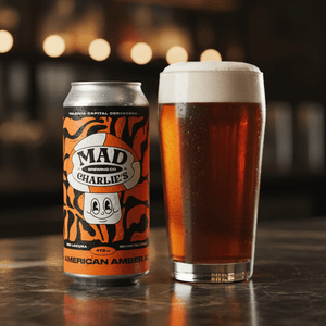 Cerveza Mad Charlies American Amber Ale Lata 473cc