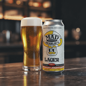 Cerveza Mad Charlies German Leichtbier Lata 473cc