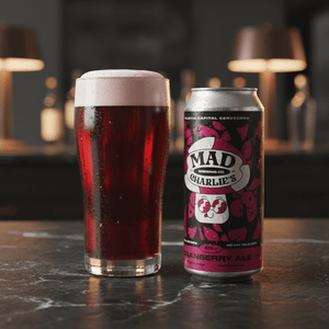 Cerveza Mad Charlies Cranberry Ale Lata 473cc