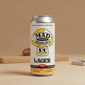 Cerveza Mad Charlies German Leichtbier Lata 473cc