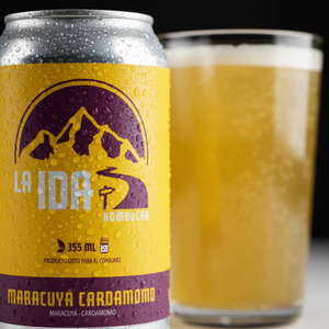Kombucha La Ida Maracuyá Cardamomo Lata 355cc