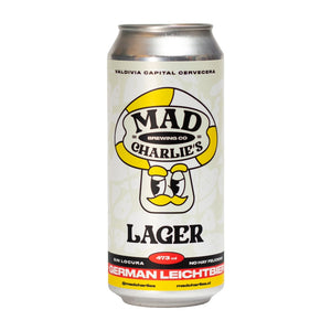 Cerveza Mad Charlies German Leichtbier Lata 473cc